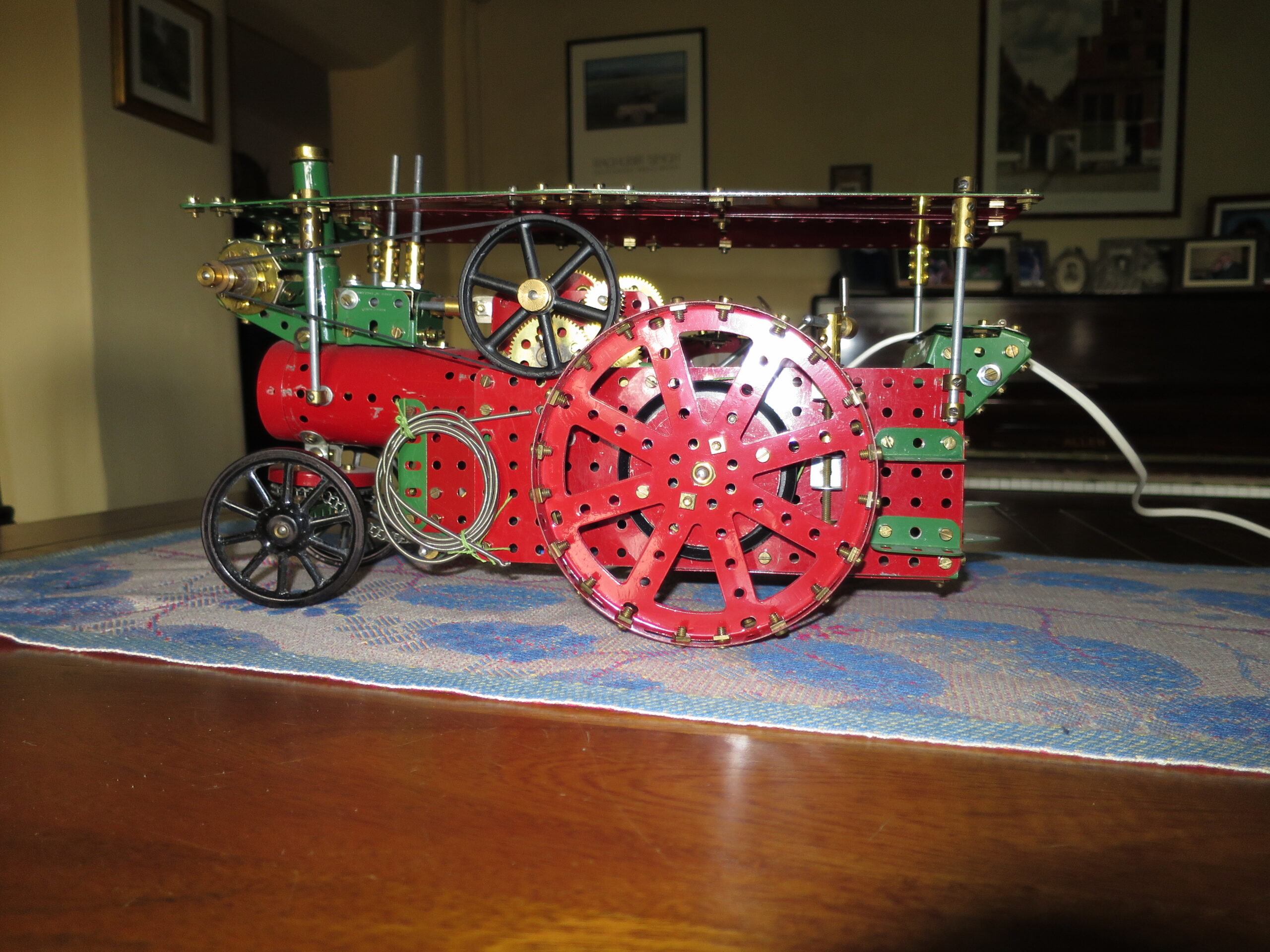 Meccano traction engine online